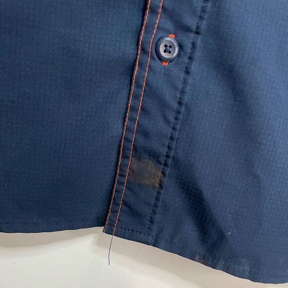 5 for $25🔥Columbia Houston Astros Navy Button Front Shirt Medium - Picture 5 of 8